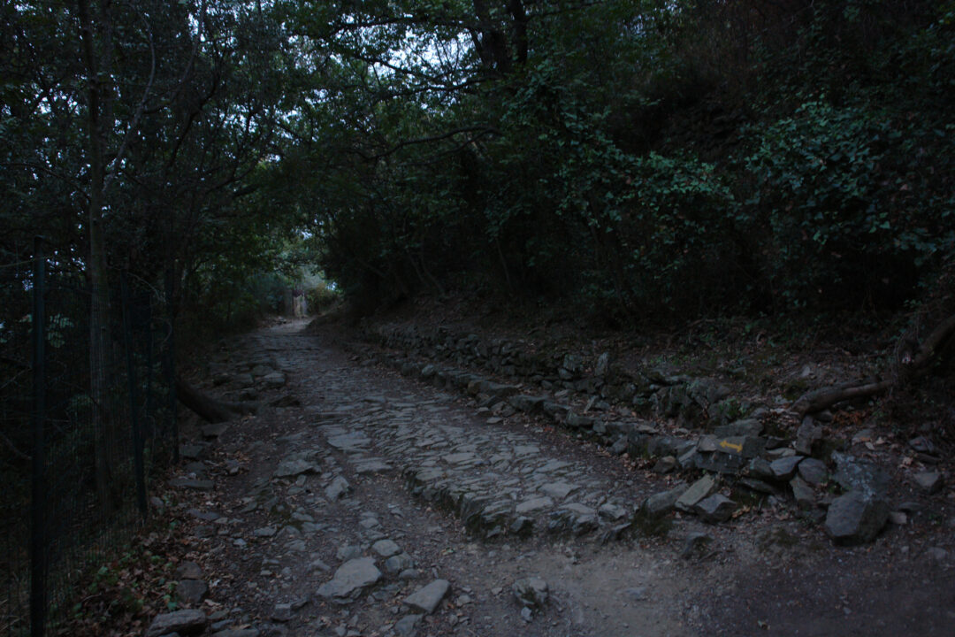 Straßenpflaster, Via Iulia Augusta, Albenga