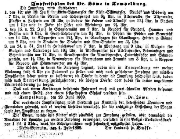 2. Juli 1869 – Impfgegner werden bestraft